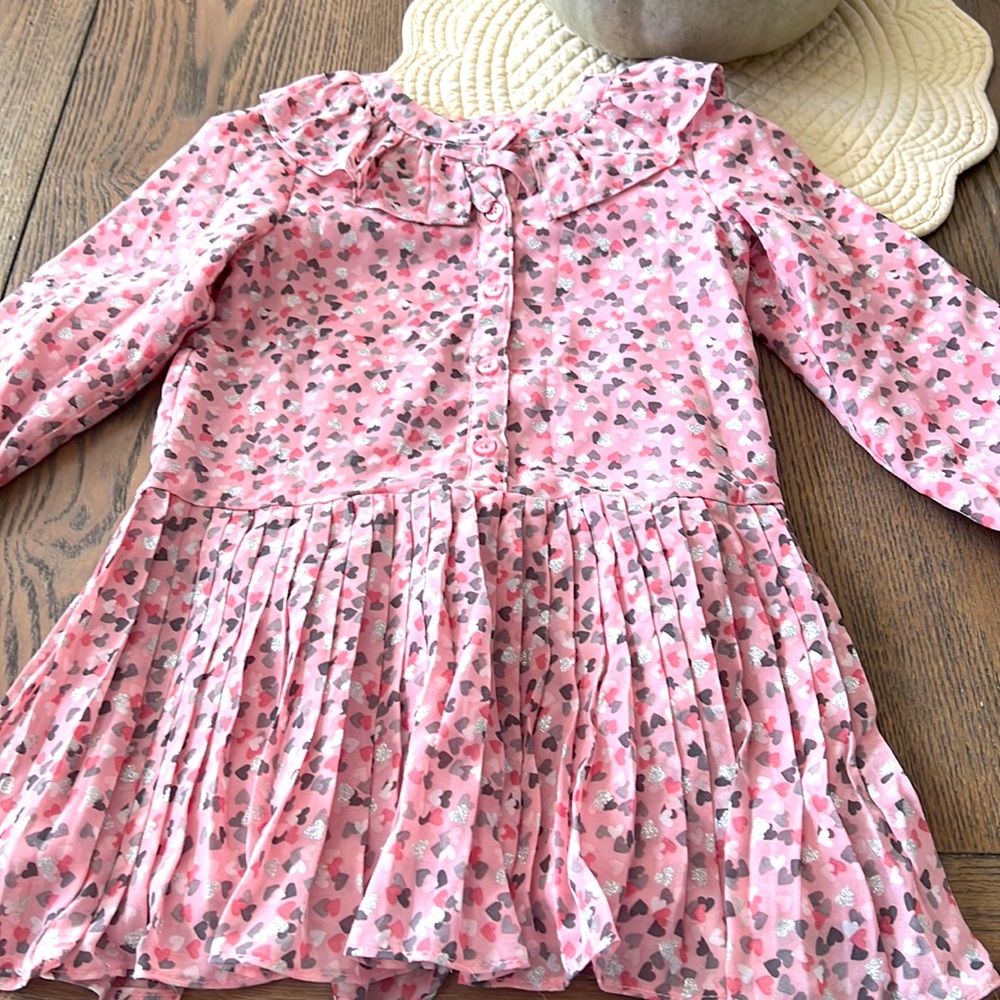 Mayoral Pink Hearts Dress size 3